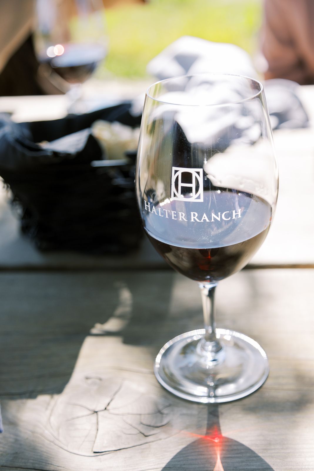Halter Ranch wine glass