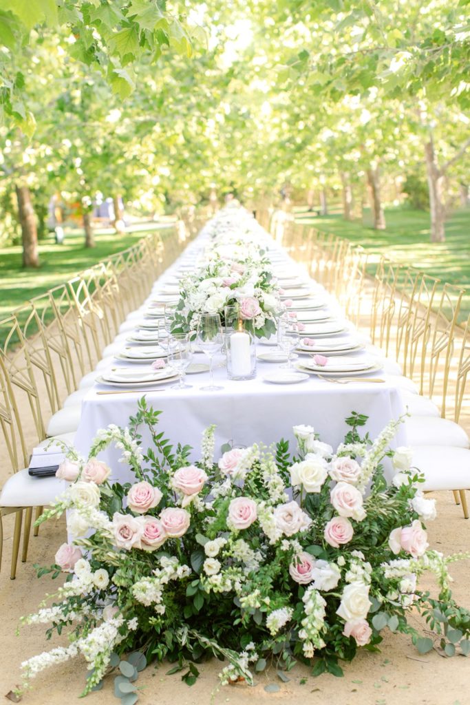 kestrel - wedding reception tablescape